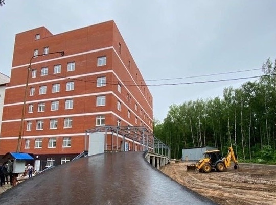 В Калуге завершается строительство нового корпуса Детской областной больницы
