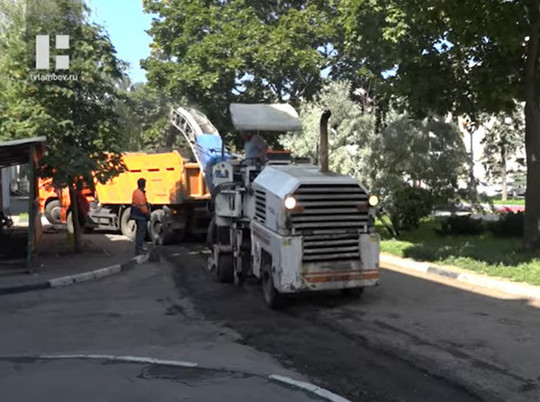 В Тамбове стартовал ремонт дороги на улице Державинской