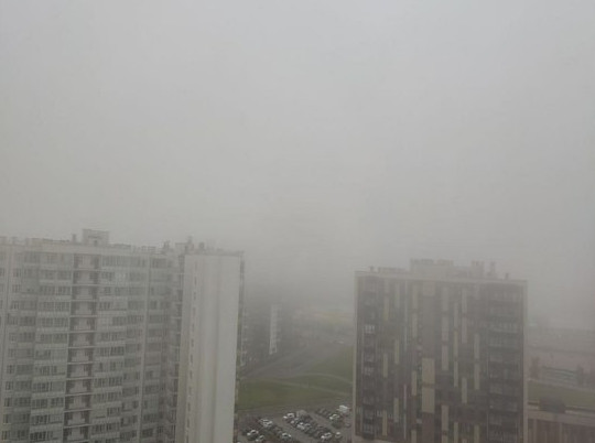 Туман накрыл Петербург ранним утром 19 сентября