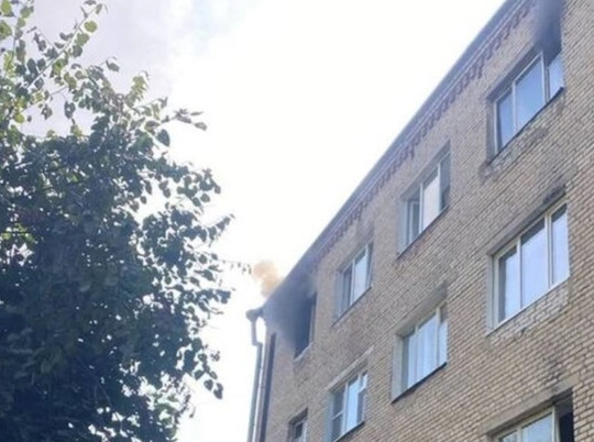 В Александрове на пожаре эвакуировали десятки человек