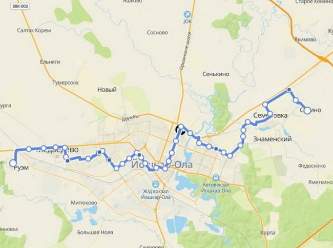 5 декабря в Йошкар-Оле меняется расписание движения автобуса №6-П