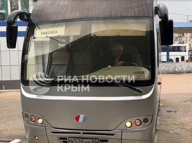 Начал работу автобусный маршрут «Симферополь – Каховка»