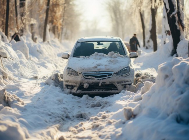 Нижегородец умер, выкапывая машину из снега