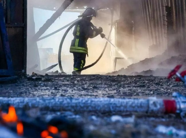 Воронежец попал в больницу после пожара в воронежском селе Русановка